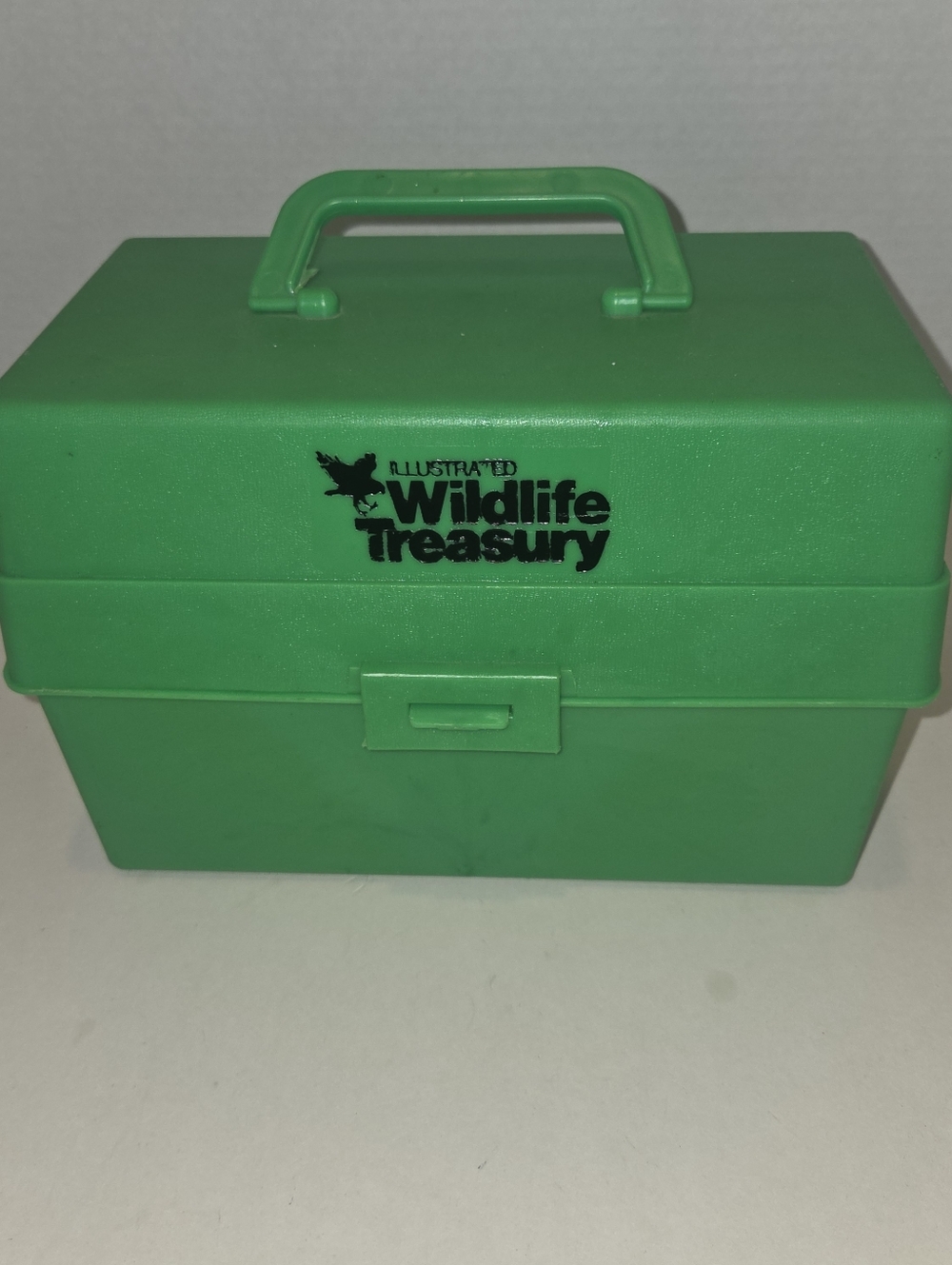 Vintage 1970's Illustrated Wildlife Treasury Educational Picture Cards w/ Case